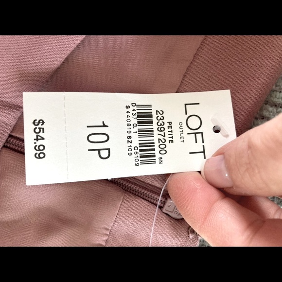 LOFT Outlet 10 Petite patch pocket mini skirt NWT - Picture 7 of 10